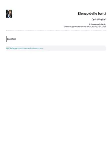 Pagina di copertina