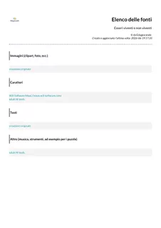 Pagina di copertina