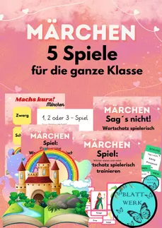 Bild in der Beschreibung des Unterrichtsmaterials Märchen kreuz und quer- Das Gesamtpaket von Blattwerk #3