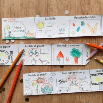 Bild in der Beschreibung des Unterrichtsmaterials Osterferien Leporello - Ostern von FreuleinBerg #3