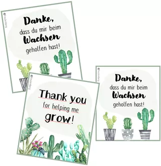 Bild in der Beschreibung des Unterrichtsmaterials Abschiedsgeschenk - Thank you for helping me grow! von FreuleinBerg #2