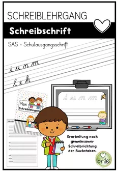 Bild in der Beschreibung des Unterrichtsmaterials Buchstabenkrankenhaus - Schön schreiben - SAS Schreibschrift Übungsblätter von LoriLei #1