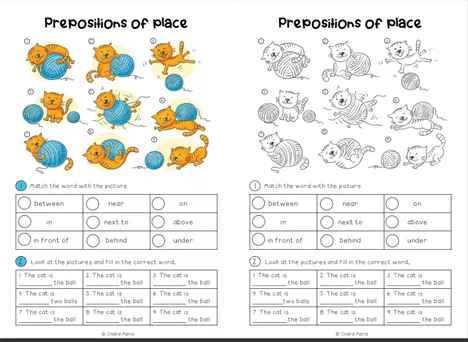 Bild in der Beschreibung des Unterrichtsmaterials Prepositions of place (MATERIALPAKET 2019) von Unterrichtmitspass #3