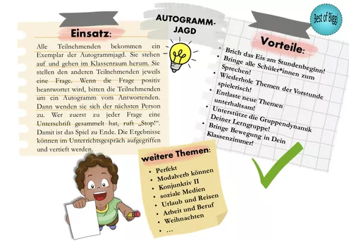 Bild in der Beschreibung des Unterrichtsmaterials Autogrammjagd Spiel Möbel DaF DaZ ab A1 von Best_of_Biggi #1