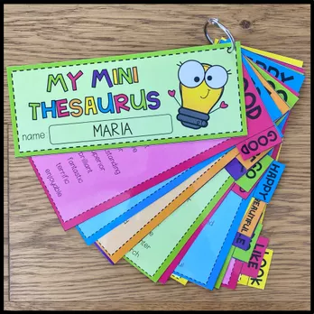 Bild in der Beschreibung des Unterrichtsmaterials Englisch Wortschatz – Synonyme für bessere Texte | My Mini-Thesaurus Fächer 6.–7. Klasse von Unterrichtmitspass #1