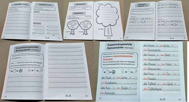 Bild in der Beschreibung des Unterrichtsmaterials Regelheft Deutsch Klasse 2 - alle Themen inkl. Lösungsheft (DR) von smilematerial #2