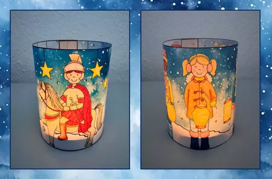 Bild in der Beschreibung des Unterrichtsmaterials Traumreise / Fantasiereise & Windlichter: Sankt Martin von Janetti #1