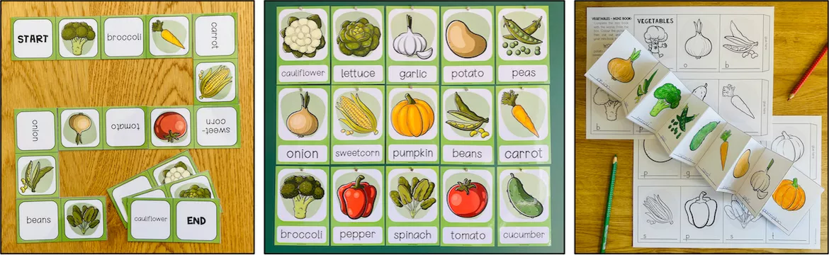 Bild in der Beschreibung des Unterrichtsmaterials VEGETABLES - Materialpaket von Unterrichtmitspass #1