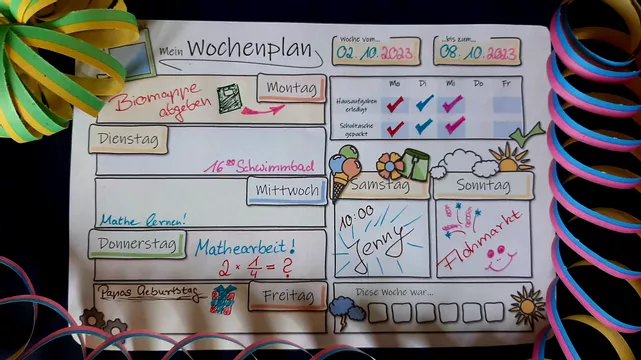 Bild in der Beschreibung des Unterrichtsmaterials Lerncoaching - Mein Wochenplan | von Dr.Teach #1