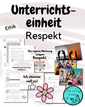 Bild in der Beschreibung des Unterrichtsmaterials Gesprächskarten zum Thema Respekt im Ethikunterricht von Blattwerk #2