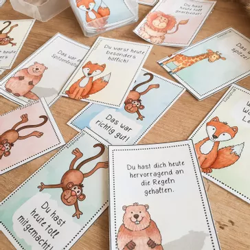 Bild in der Beschreibung des Unterrichtsmaterials Lobkarten von FreuleinBerg #2