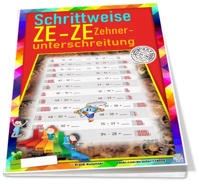 Bild in der Beschreibung des Unterrichtsmaterials Stufe 8b: Aufgaben vom Typ 45-20 => 45-28 (± Lehrgang Zahlenraum 100, Stufe 8/8, ZE-ZE mit ZU) von Stolpersteine #7
