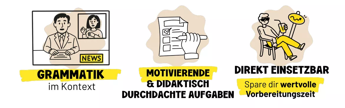 Bild in der Beschreibung des Unterrichtsmaterials Grammatik Materialpaket | Past Perfect | mit Übungen Past Perfect vs. Simple Past | Klasse 7–10 von ms.doubtfire #2