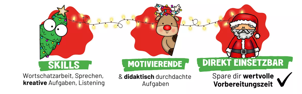 Bild in der Beschreibung des Unterrichtsmaterials Englisch | Weihnachten | Klassen 5 – 7 | Didaktische Handreichung zum XL-Paket „At the North Pole“ | Christmas von ms.doubtfire #1