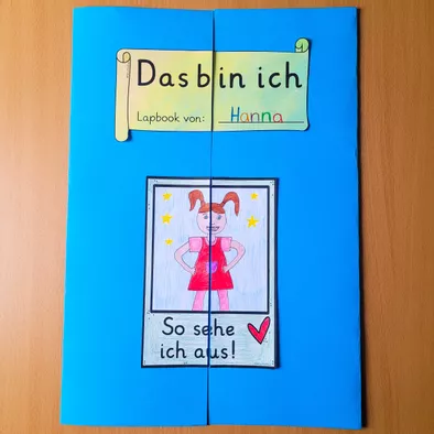 Bild in der Beschreibung des Unterrichtsmaterials Lapbook "Das bin ich" Klasse 3-6 Ethik Sachunterricht von Helles Köpfchen #2