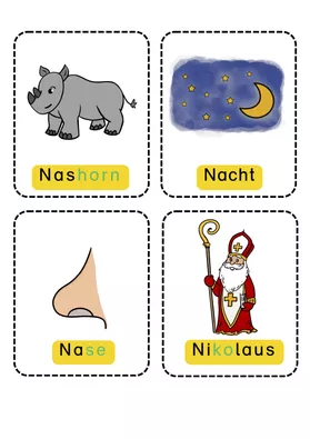 Bild in der Beschreibung des Unterrichtsmaterials Buchstabenheft N, 1.Klasse, lesen, schreiben, Buchstabeneinführung von LernTagebuch #1