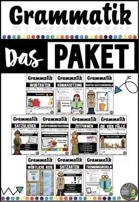 Bild in der Beschreibung des Unterrichtsmaterials Das GRAMMATIK - LAPBOOK von The Growing Firsties #2