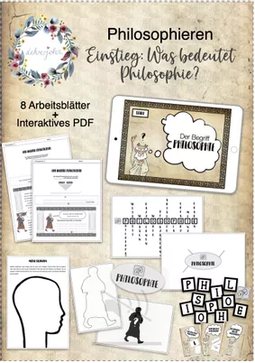 Bild in der Beschreibung des Unterrichtsmaterials Philosophieren mit Kindern und Jugendlichen - Komplettpaket von Lehrerjohn #1