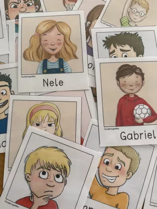 Bild in der Beschreibung des Unterrichtsmaterials Wörtliche Rede mit vorangestelltem Begleitsatz - Freiarbeitsmaterial von Grundschulgestöber #2