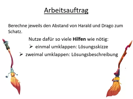 Bild in der Beschreibung des Unterrichtsmaterials Einführung Abstand von Punkten - Satz des Pythagoras von So macht Lernen Spaß! #2