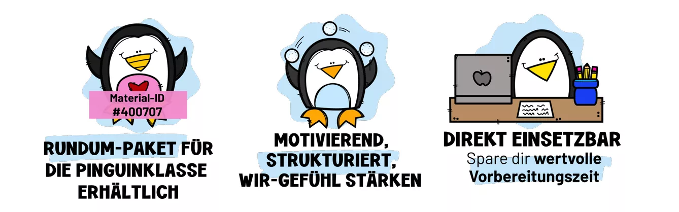 Bild in der Beschreibung des Unterrichtsmaterials Pinguinklasse | Organisation Regalfach Schüler/-in | Schilder Zeitschriftensammler von ms.doubtfire #1