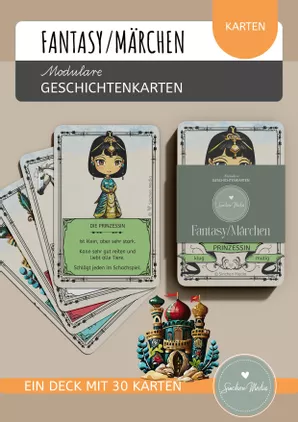 Bild in der Beschreibung des Unterrichtsmaterials Würfelgeschichten FANTASY & MÄRCHEN mit Wortschatz von Sinchen Media #1