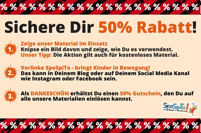 Bild in der Beschreibung des Unterrichtsmaterials SpoSpiTo BewegungsWürfel 2 zum Selberbasteln von SpoSpiTo - bringt Kinder in Bewegung! #2