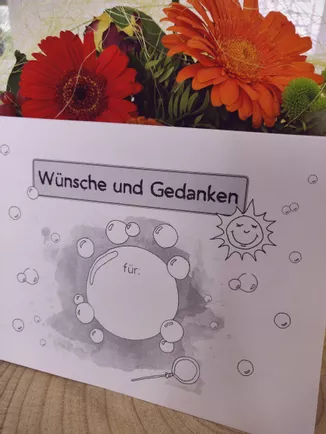 Bild in der Beschreibung des Unterrichtsmaterials Erinnerungsbuch: Wünsche und Gedanken zur Verabschiedung von papillionis #2
