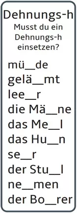 Bild in der Beschreibung des Unterrichtsmaterials Rechtschreibung trainieren mit "Rechtschreibstreifen": v oder f, d oder t, i oder ie, b oder p, a oder ah, tz oder z, f oder ff, Dehnungs-h, Auslautverhärtung von abc shop #2