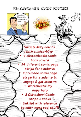 Bild in der Beschreibung des Unterrichtsmaterials Teaching Comics Bundle: How to read, work with & create comics von teach3rman #1