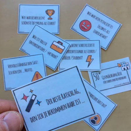 Bild in der Beschreibung des Unterrichtsmaterials 50+ Gesprächsanlässe für Lehrer und Referendare von Doodleteacher #1