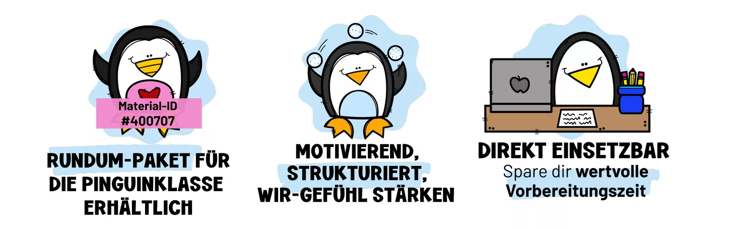 Bild in der Beschreibung des Unterrichtsmaterials Pinguinklasse | Klassenregeln Pinguin | Classroom Management von ms.doubtfire #1