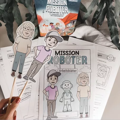 Bild in der Beschreibung des Unterrichtsmaterials Materialpaket "Mission Roboter" von papillionis #1