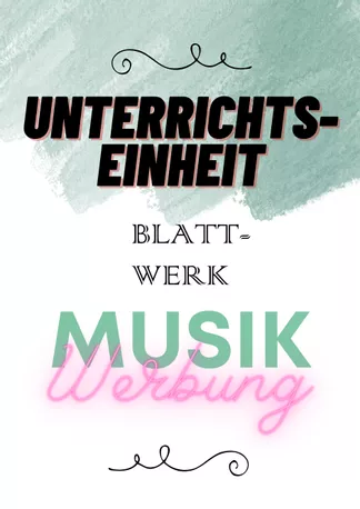 Bild in der Beschreibung des Unterrichtsmaterials Suchsel Musik und Werbung von Blattwerk #1