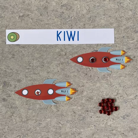 Bild in der Beschreibung des Unterrichtsmaterials Lauthör-Raketen (An-, In- & Auslaute abhören) von MILOS WELT #1
