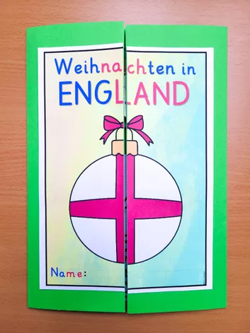 Bild in der Beschreibung des Unterrichtsmaterials LAPBOOK Klasse 1-2 Weihnachten in anderen Ländern (Blanko-Vorlagen für jedes beliebige Land) von Helles Köpfchen #1