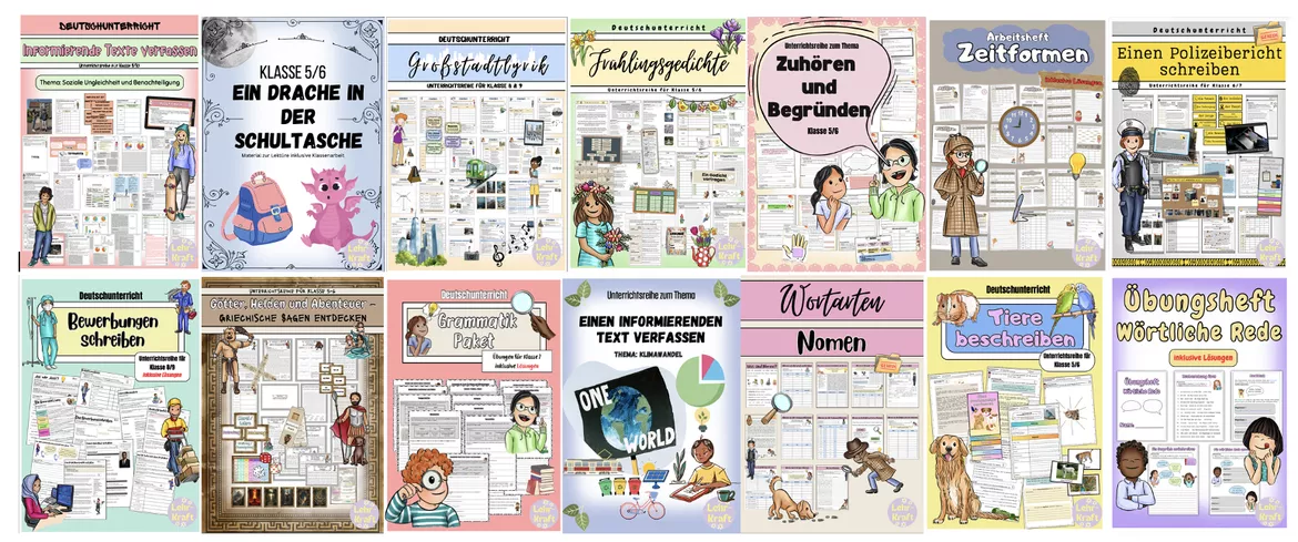Bild in der Beschreibung des Unterrichtsmaterials Informierende Texte verfassen (DEUTSCH, Klasse 7) von Lehr_Kraft #1