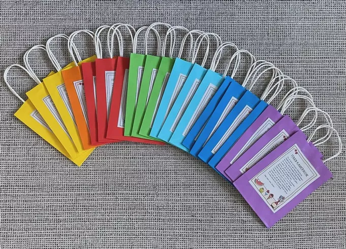 Bild in der Beschreibung des Unterrichtsmaterials Plauderkoffer / Plaudertasche für die Sommerferien / Abschied / Abschiedsgeschenk / Zeugnis / Schuljahresende von Doodleteacher #1