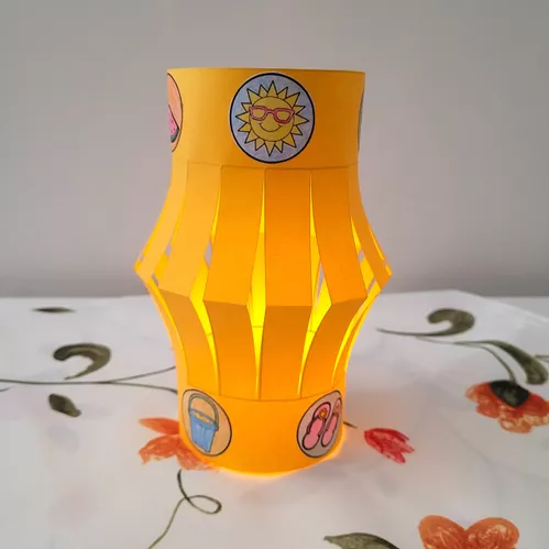 Bild in der Beschreibung des Unterrichtsmaterials Kunst Sommer Bastelvorlage Deko Klassenzimmer Schulfest von Helles Köpfchen #1