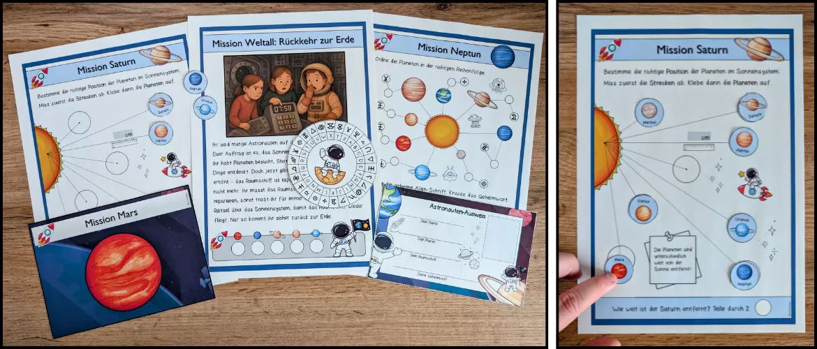 Bild in der Beschreibung des Unterrichtsmaterials PLANETEN / Escape Room / Sonnensystem von Schule2go #1