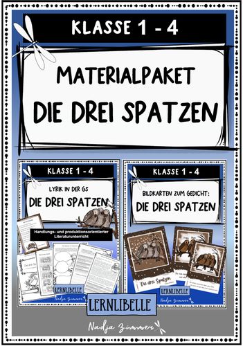 materialpaket drei spatzen umgang mit gedichten in der grundschule klasse 2 4 winter Die Drei Spatzen Unterrichtsmaterial
Materialpaket Die drei Spatzen Umgang mit Gedichten in der