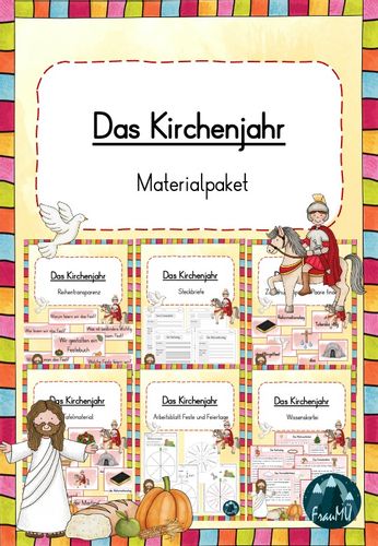 materialpaket kirchenjahr feste feiertage Das Kirchenjahr Grundschule Arbeitsblätter
Materialpaket Kirchenjahr Feste Feiertage – Unterrichtsmaterial in