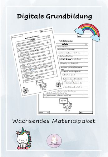 Digitale Grundbildung (wachsendes Materialpaket) – Unterrichtsmaterial ...