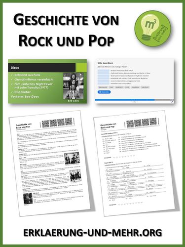 Rock- und Popmusik (Materialpaket) – Unterrichtsmaterial in den Fächern
