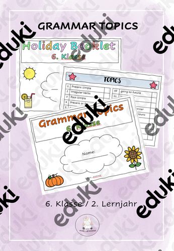 Materialpaket Grammar Booklets 6. & 7. Klasse – Unterrichtsmaterial in
