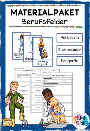 materialpaket berufsfelder berufsorientierung Berufsorientierung Arbeitsblätter
Materialpaket Berufsfelder Berufsorientierung – Unterrichtsmaterial