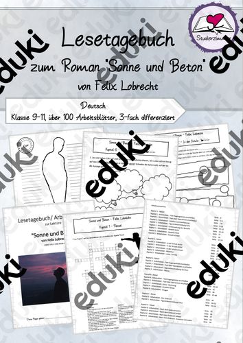 lesetagebuch zu sonne und beton von felix lobrecht uber 100 arbeitsblatter klasse 9 11 differenziert Sonne Und Beton Unterrichtsmaterial
Lesetagebuch zu "Sonne und Beton" von Felix Lobrecht über 100