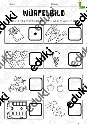 W rfelbilder Selbst Malen 1 Unterrichtsmaterial Im Fach Mathematik W rfelbilder Selbst Malen 1 Unterrichtsmaterial Im Fach Mathematik