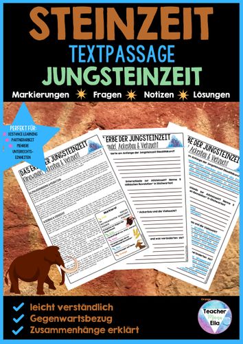 steinzeit arbeitsblaetter jungsteinzeit mit fragen loesungen Steinzeit Arbeitsblätter
Steinzeit Arbeitsblätter Jungsteinzeit mit Fragen & Lösungen