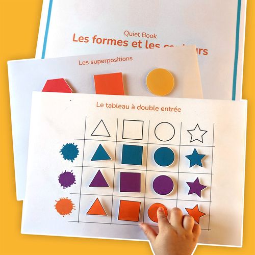 Forme Imprimer Quiet book formes et couleurs à imprimer - 2 à 6 ans - Ressource ...